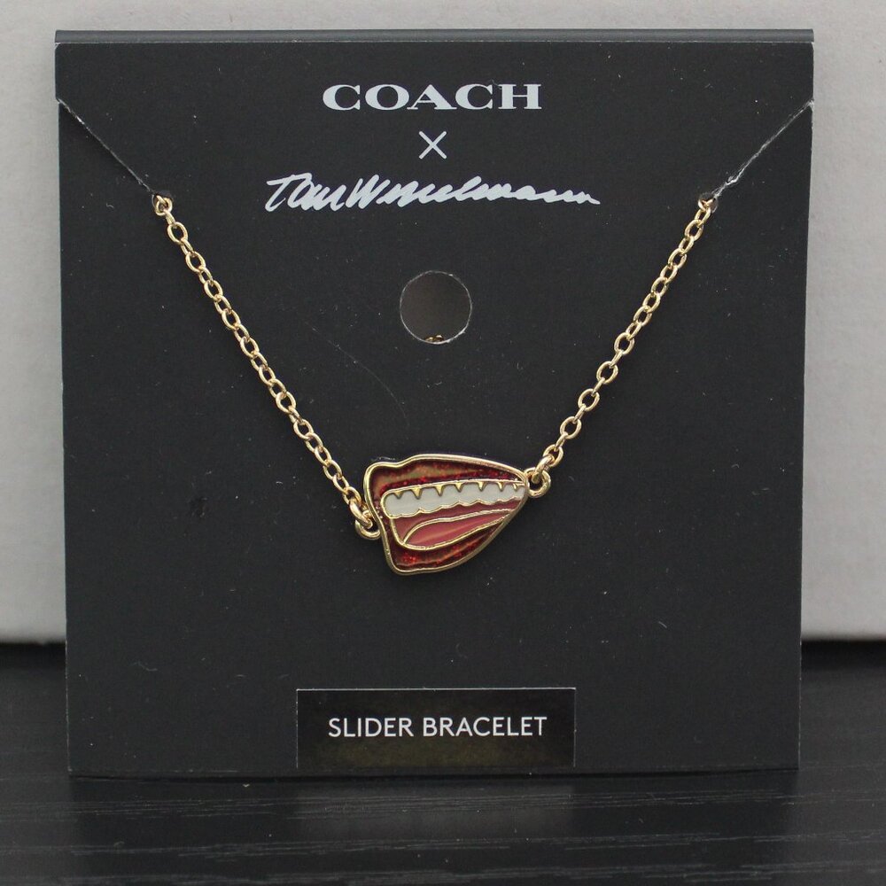 COACH x TOM WESSELMAN Lips Slider Bracelet
